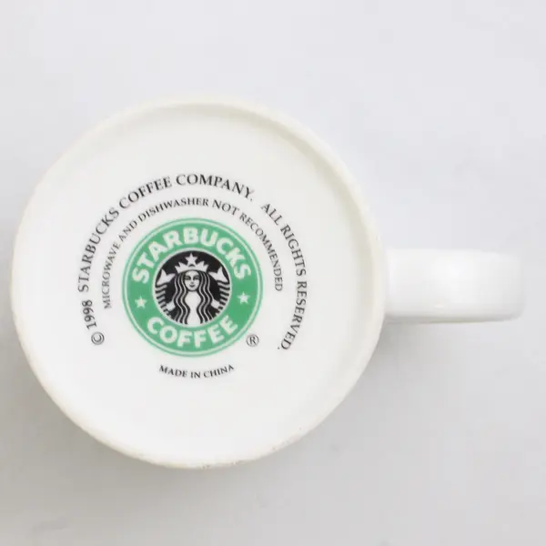 Starbucks Cupid/Cherub With Couple Ceramic Tea/Coffee Mug 4.25" Tall 1998