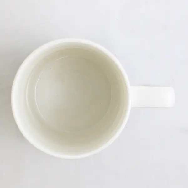 Starbucks White/Black Ceramic Tea/Coffee Mug 16 Fl Oz 4.75" Tall