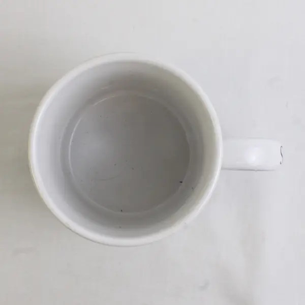 Starbucks White/Purple Seoul City Series Ceramic Tea/Coffee Mug 4.25" Tall 2004