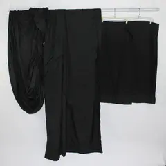 Lot Of 4 Unbranded Solid Dark Gray King Bed Set (2 Pillowcases, Fitted, Flat)
