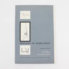 Glen Ellyn Covenant Church Services Of Dedication Booklet 1957 Illinois 