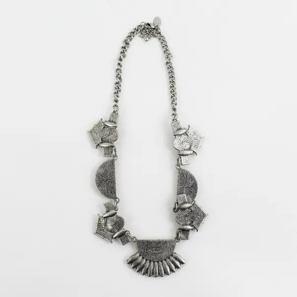 Vintage Lia Sophia GLACIAL Necklace, 16-19", Pastel Green & Turquoise