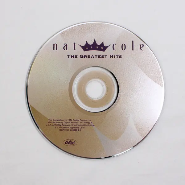 The Greatest Hits by Nat King Cole CD, 1994  #CDP 729687 2 6