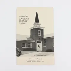 Emmanuel Evangelical Covenant Church Rochester New York Pamphlet June 1980