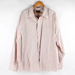 Vtg Eddie Bauer Men's 3XL Multicolor Striped 100% Cotton Button Up Dress Shirt