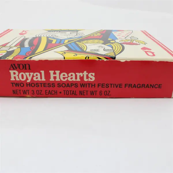 Vintage 1970s Avon Royal Hearts Hostess Soaps Playing Cards Set New