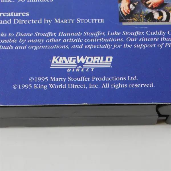 Marty Stouffer's Wild America Cuddly Creatures 1995 VHS Tape - Wildlife