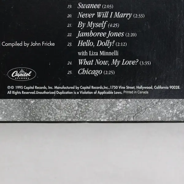 25th Anniversary Retrospective by Judy Garland CD w/booklet, 1995 #D104098