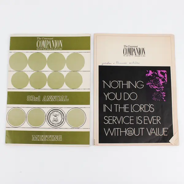 Lot Of 4 The Covenant Companion Magazines June July Sept 1970 Evangelical 