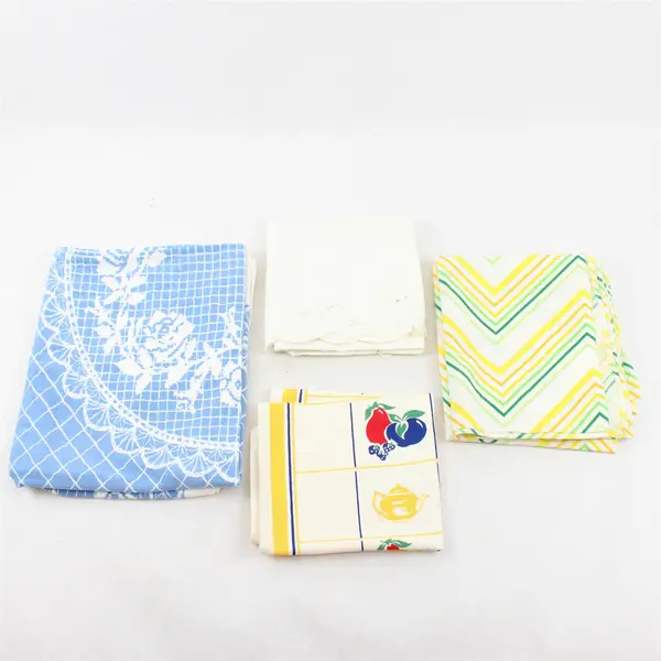 Lot of 5 Unbranded Vintage Cotton Fabric - Upcycle/Reuse - Crafts