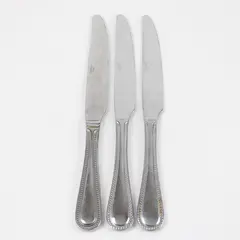 Set of 3 Towle Continental Bead Stainless French Knives