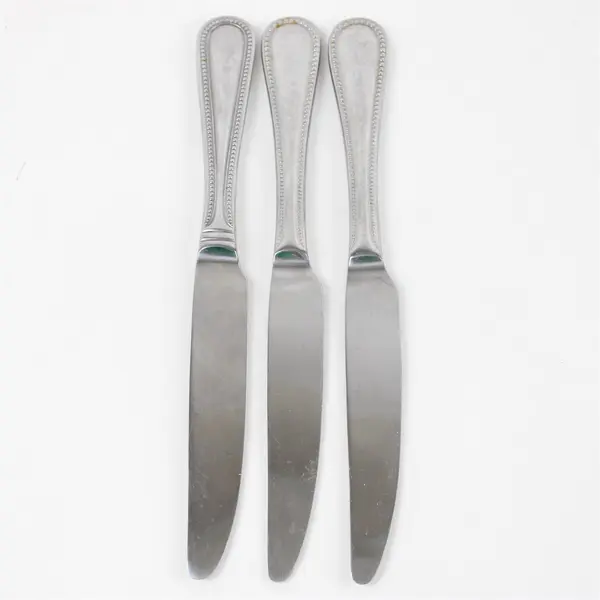 Set of 3 Towle Continental Bead Stainless French Knives