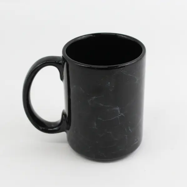Black Ceramic Colorado Souvenir Native American Symbols Coffee Mug