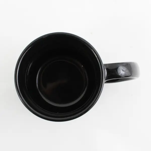 Black Ceramic Colorado Souvenir Native American Symbols Coffee Mug