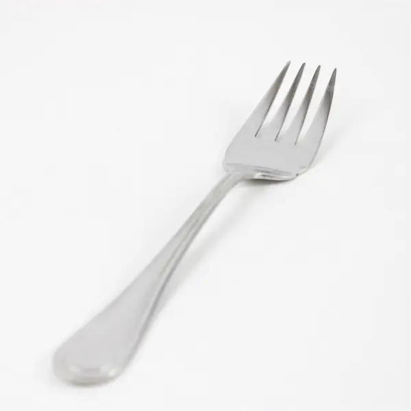 Set of 4 Wallace Silversmiths Continental Bead Stainless Serving Forks 