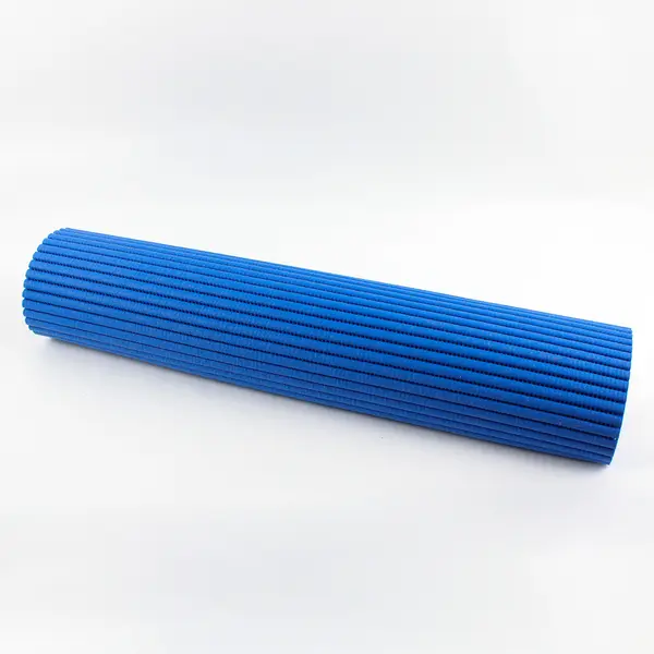 Unbranded Solid Dark Blue Color Yoga Mat Non-Slip 25.75" x 61.5"