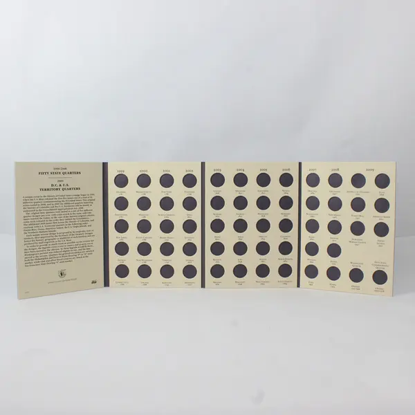 50 State & Territory Quarter Folder 99-09 LTCY0004 Littleton Coin Company LCF3T 