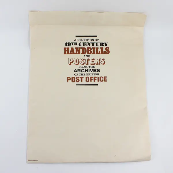 Set Of 10 19th Century Handbills & Posters Archives British Post Office Reprints