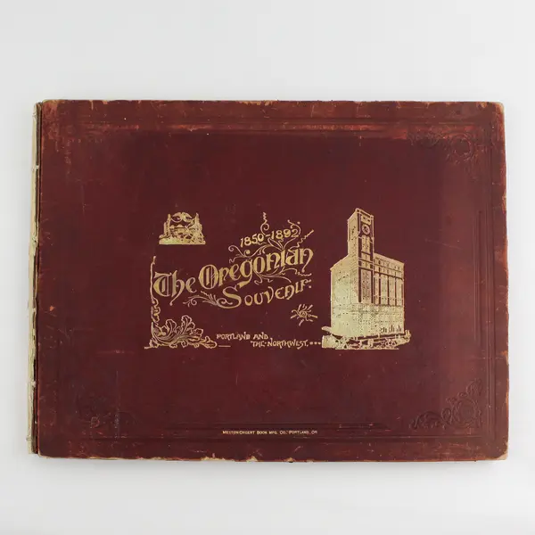 Rare Oregonian Souvenir 1850-1892 Newspaper History Portland And The Northwest