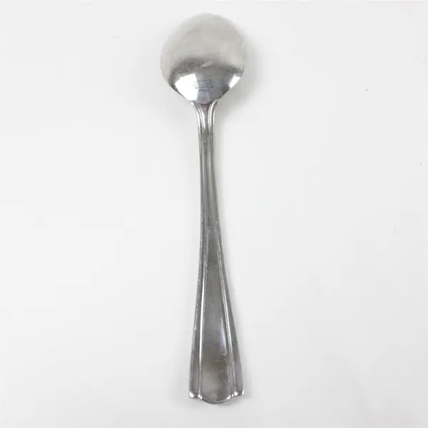 Lot of 2 Hampton Silversmiths Stainless Serving Spoon & Medium Serving Fork