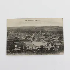 Ligny-en Barrois France Birds Eye View Litho Postcard 1910s
