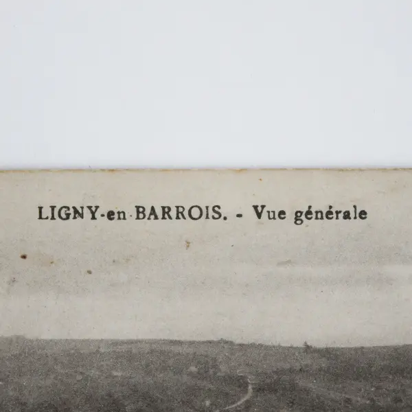 Ligny-en Barrois France Birds Eye View Litho Postcard 1910s