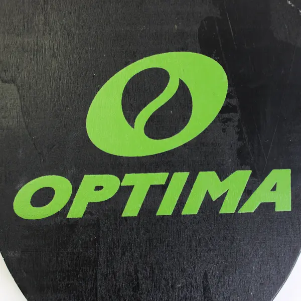 Lot Of 2 Optima Wooden Pickleball Paddles Black/Green Sports