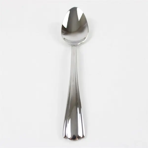 Set of 4 Hampton Silversmiths Elana Stainless Oval Soup Spoons