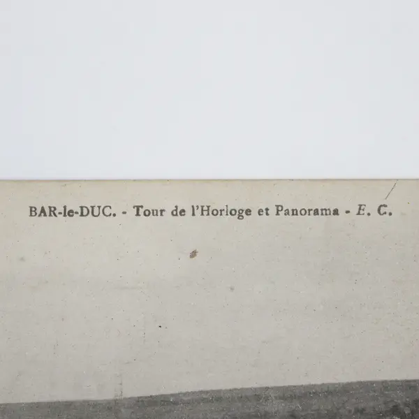 Vintage Bar-le-Duc France Panorama View Litho Postcard 1910s