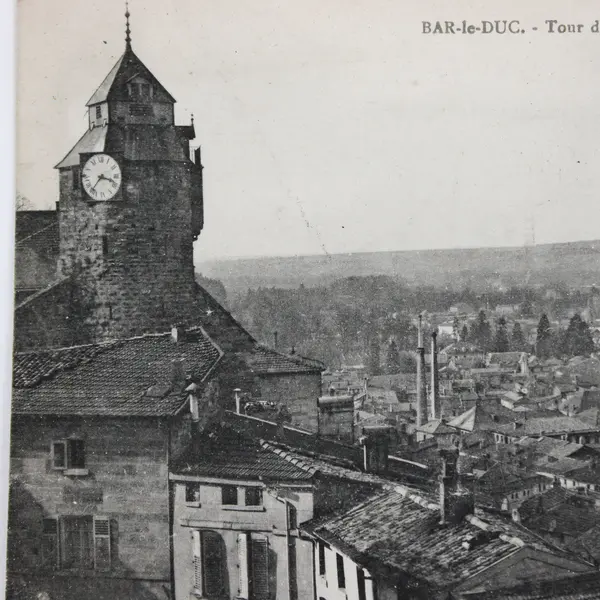 Vintage Bar-le-Duc France Panorama View Litho Postcard 1910s