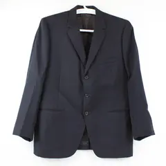 Vintage Lonbrooke Custom Meier & Frank Co. Men's 42 Black Pinstripe Suit Jacket