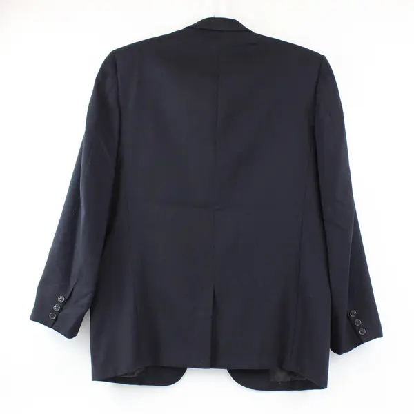 Vintage Lonbrooke Custom Meier & Frank Co. Men's 42 Black Pinstripe Suit Jacket