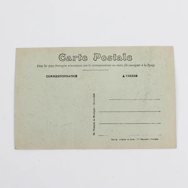 Vintage Bourges Rue des Arenes Hotel Cujas France Litho Postcard 1910s