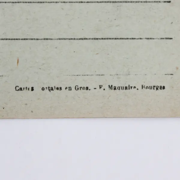 Vintage Bourges Rue des Arenes Hotel Cujas France Litho Postcard 1910s