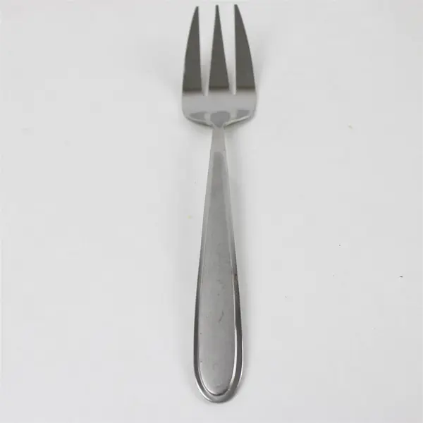 Set of 4 Oneida Peninsula Stainless Medium Solid Cold Meat Serving Forks