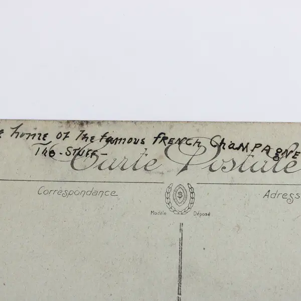 Vintage Epernay Notre-Dame Church France Litho Postcard 1910s