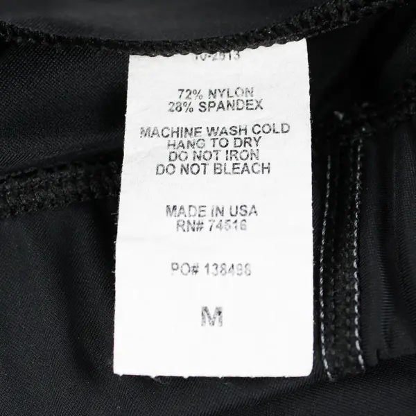 PERFORMANCE Women's M Black Padded Bicycle Cycling Shorts - Made in USA