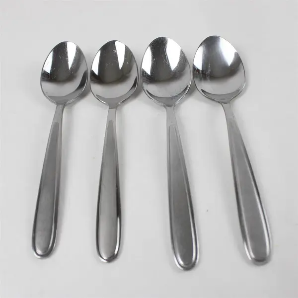 Set of 4 Oneida Peninsula Stainless Place/Oval Soup Spoons