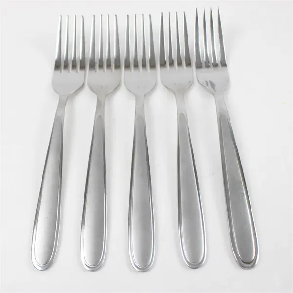 Set of 5 Oneida Peninsula Stainless Individual Salad Forks