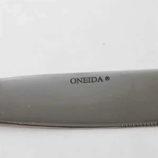 Lot of 3 Oneida Peninsula Stainless A Sugar Spoon A Butter Knife & A Solid Knife