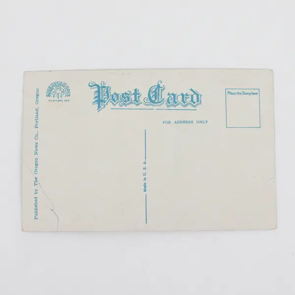 The Chandler Coos Bay's Leading Hotel Marshfield Oregon Color Postcard 1920s 