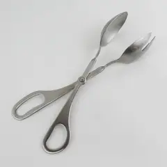 AMCO Salad Serving Tongs 18/8 Stainless Steel 
