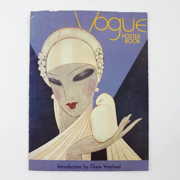 VTG 1975 Vogue Poster Book 11x15 Art Deco Prints FLAWED