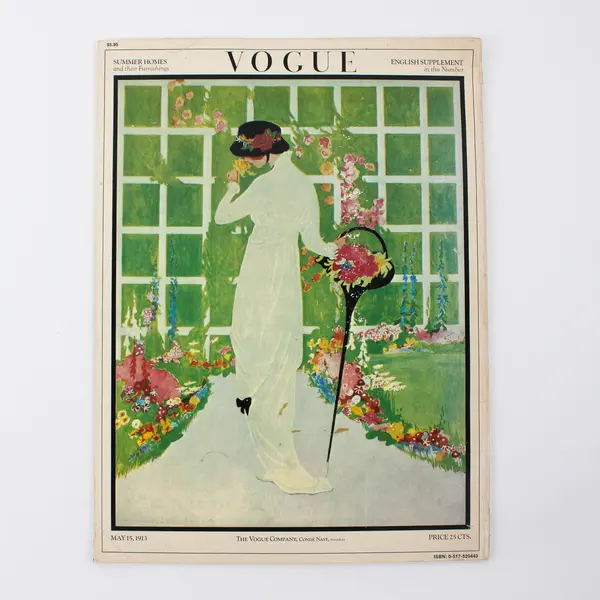 VTG 1975 Vogue Poster Book 11x15 Art Deco Prints FLAWED