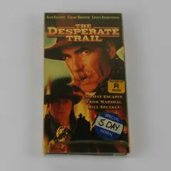 VHS Tape The Desperate Trail Starring Sam Elliott 1994 Previous Rental