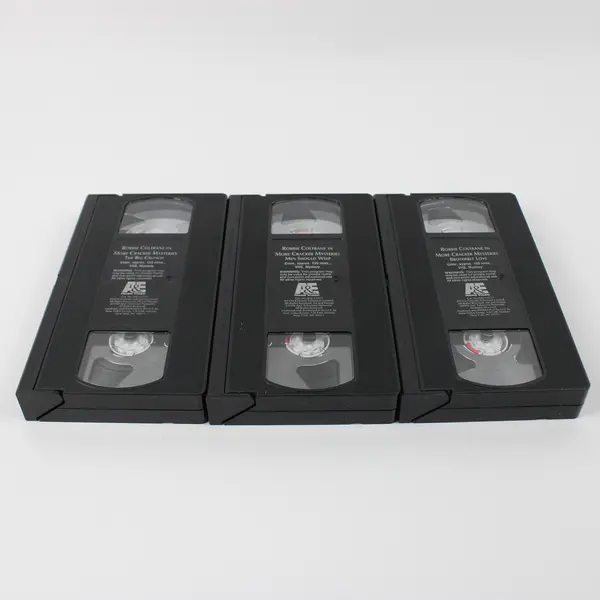 Cracker Mysteries 3 VHS Box Set 1994/95 A&E Home Video Vol 1 - 3 Robbie Coltrane