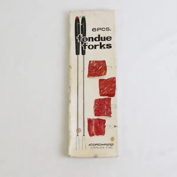 Coronado Stainless Steel  Fondue Forks Set 6 pcs Each 11" Long