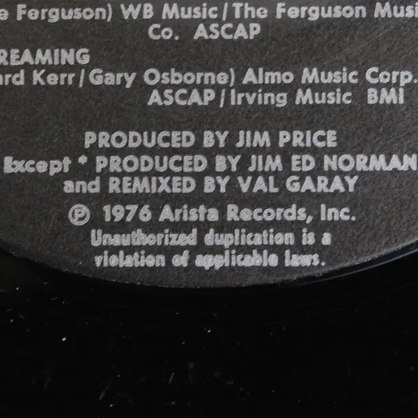 Jennifer Warnes 12" Vinyl Record