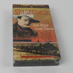 VHS Tape Stagecoach John Wayne Claire Trevor Original Release 1939 New Sealed
