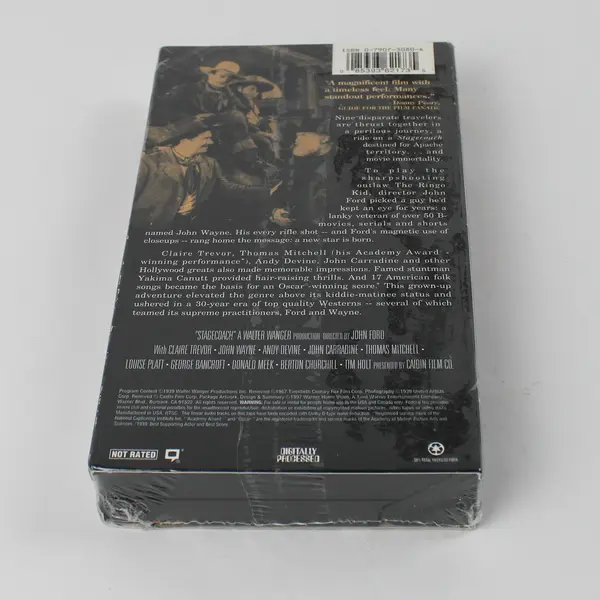 VHS Tape Stagecoach John Wayne Claire Trevor Original Release 1939 New Sealed
